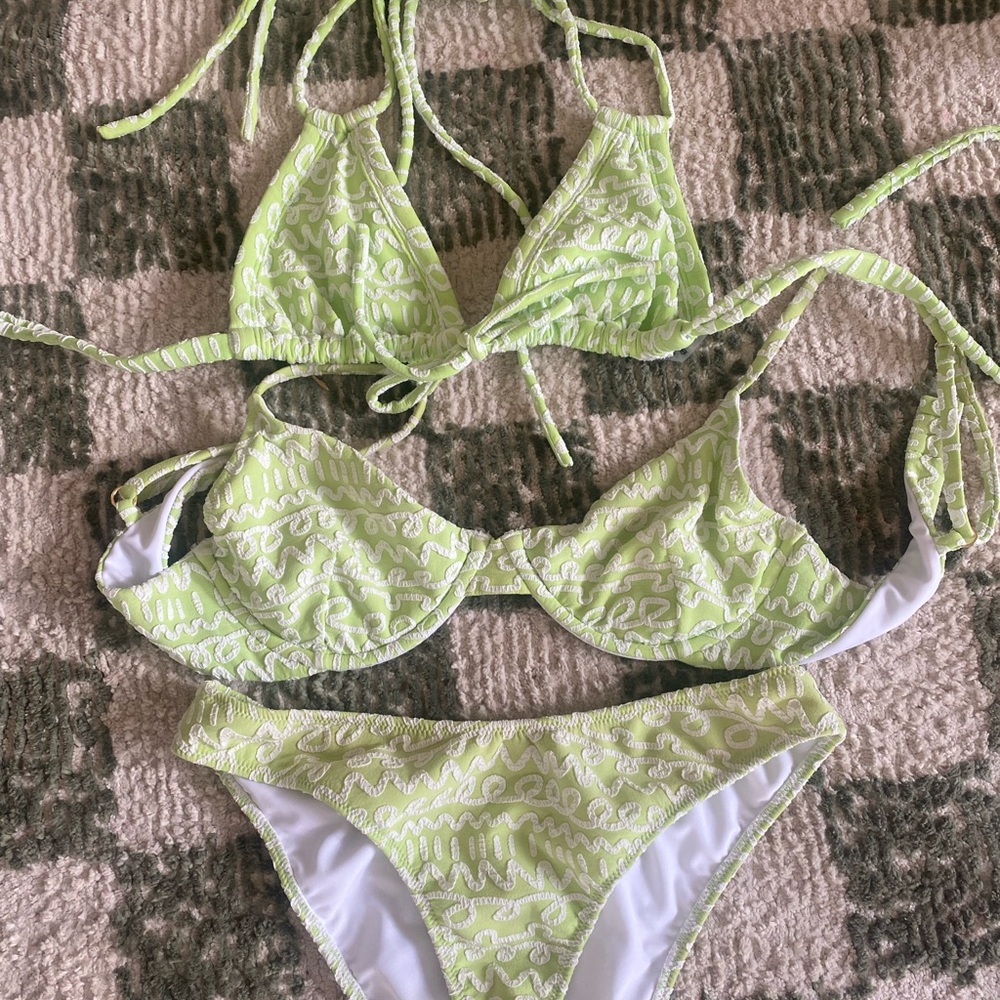 Montce Green Bikini Set Swimwear